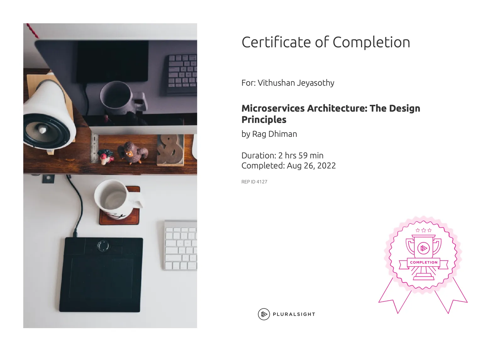 PluralSight Microservices Certificate